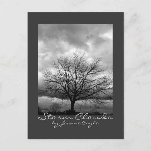 Postcard - 'Storm Clouds' by Joanne Coyle (Front)