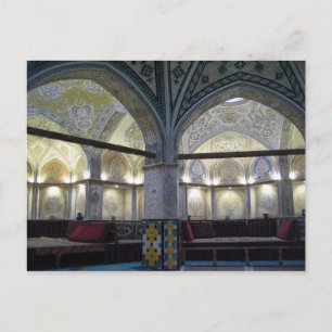 Postcard Sultan Mir Ahmed Hammam, Kashan, Iran