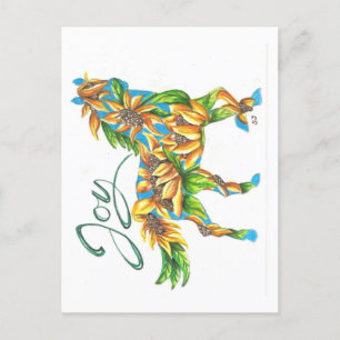Postcard Sunshine Joy Horse