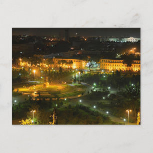 Postcard Tashkent by night, Uzbekistan