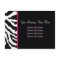 Postcard Template :: Bold Zebra Print