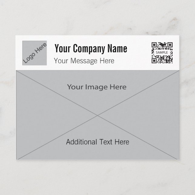 Postcard Template Generic Grey 1 (Front)