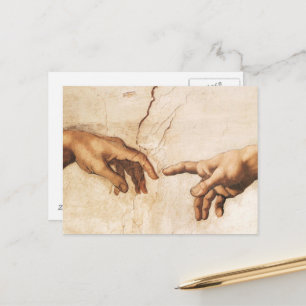 Postcard - The Creation of Adam