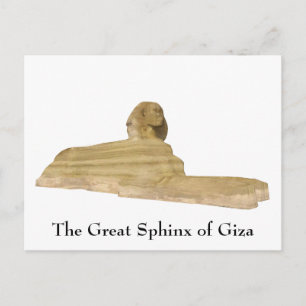 Postcard: The Great Sphinx of Giza Postcard