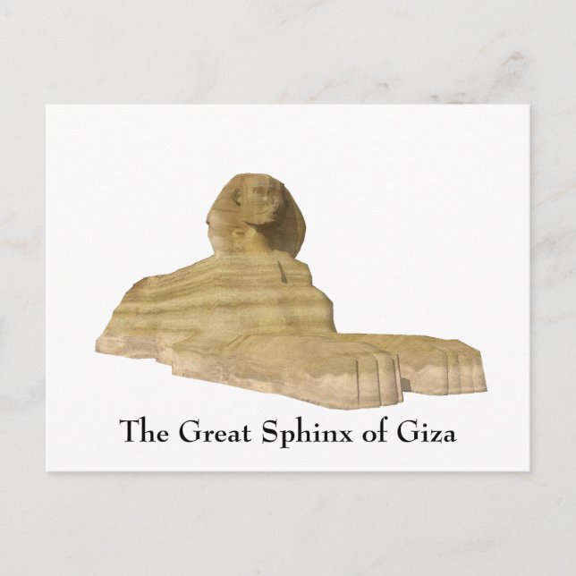 Postcard: The Great Sphinx of Giza Postcard (Front)