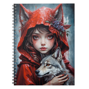 Postcard - The little red chaperone Notebook