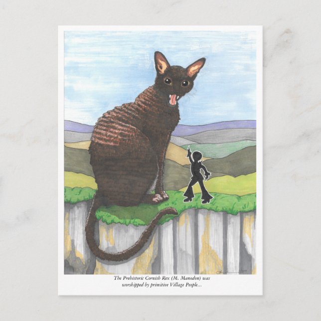 Postcard: The Prehistoric Cat Postcard (Front)