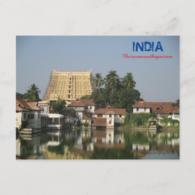 Postcard - Thiruvananthapuram - India (Front)