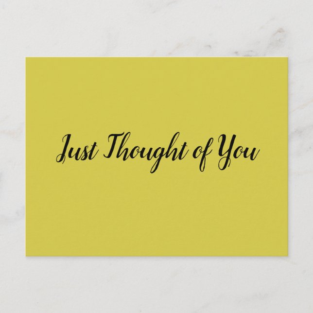 Postcard - Thought: and... that great smile! (Front)