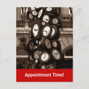 Postcard Time Visual Appointment Reminder clocks
