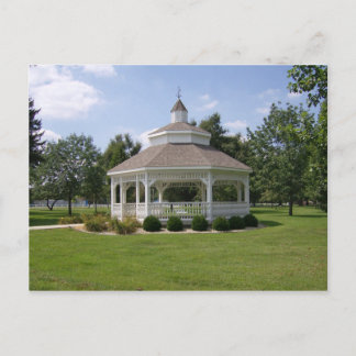 Postcard- Tipton Indiana  Gazebo Postcard