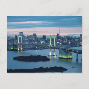 Postcard Tokyo Obaida, Tokyo, Japan