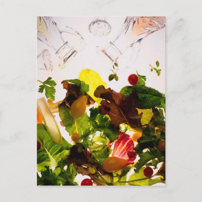 POSTCARD TOSSED GREEN SALAD (Front)