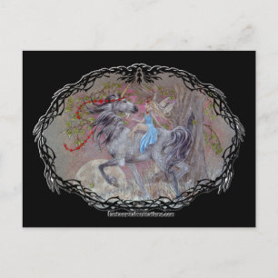 Postcard - Unicorn Valentine