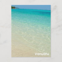 Postcard Vanuatu South Pacific Islands Water Beach