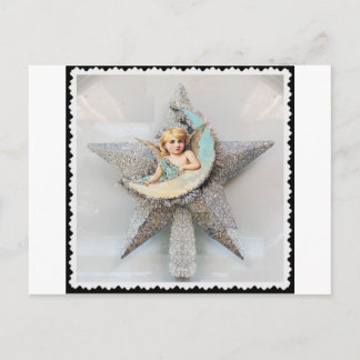 Postcard: Vintage Angel Tree Topper Postcard