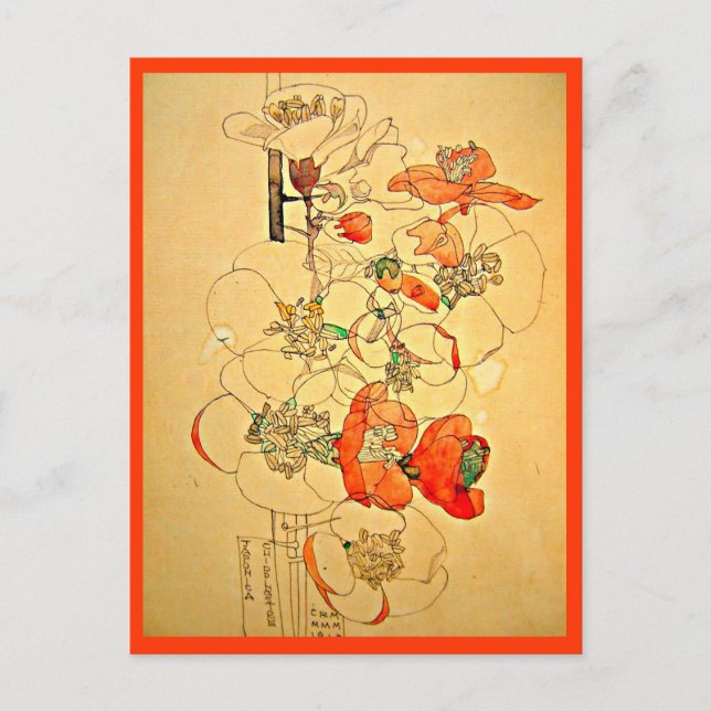 Postcard-Vintage Art-Charles Rennie Mackintosh 20 Postcard (Front)