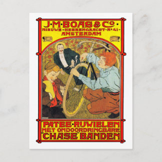 Postcard: Vintage bicycle advertising art Postcard