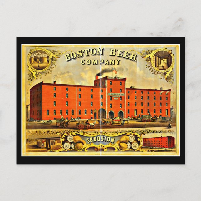 Postcard-Vintage Boston Artwork-37 Postcard (Front)