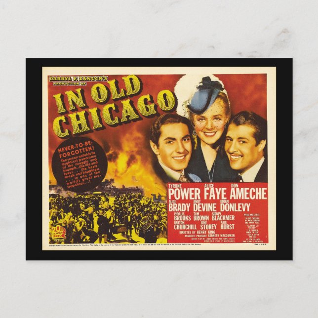 Postcard-Vintage Chicago Art-In Old Chicago Postcard (Front)