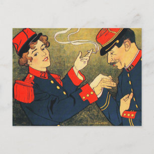 Postcard: Vintage Cigarette Ad: Sigarettenreclame Postcard