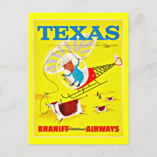 Postcard-Vintage Dallas Artwork-17 Postcard