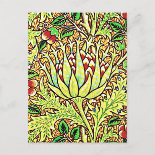 Postcard-Vintage Fabric/Fashion-William Morris 15 Postcard