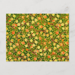 Postcard-Vintage Fabric/Fashion-William Morris 7 Postcard