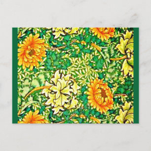 Postcard-Vintage Fabric/Fashion-William Morris 8 Postcard