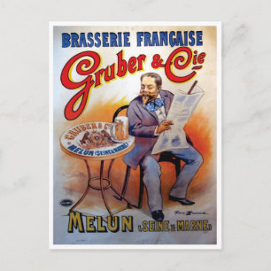 Postcard - Vintage Gruber & Cie Posters