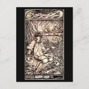 Postcard-Vintage Illustration-Aubrey Beardsley 16 Postcard