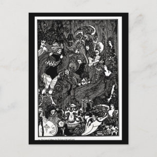 Postcard-Vintage Illustration-Aubrey Beardsley 30 Postcard