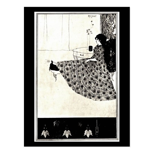 Postcard-Vintage Illustration-Aubrey Beardsley 45 Postcard