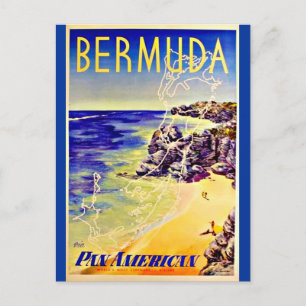 Postcard-Vintage Travel-Bermuda Postcard