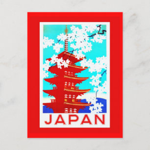 Postcard-Vintage Travel-Japan 2 Postcard