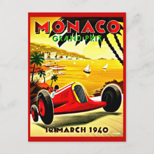 Postcard-Vintage Travel-Monaco Postcard