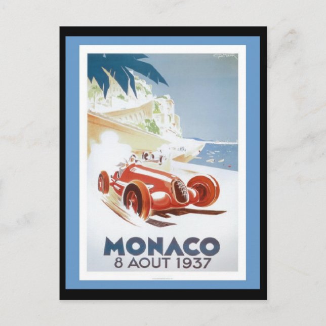 Postcard-Vintage Travel-Monaco Postcard (Front)