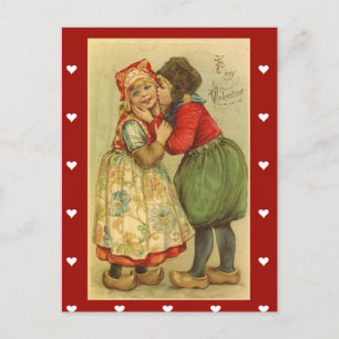 Postcard-Vintage Valentine's Day Holiday Postcard