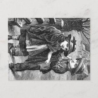 Postcard - Vintage Winter Scene