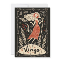 Postcard - Virgo Celestial Zodiac Art 
