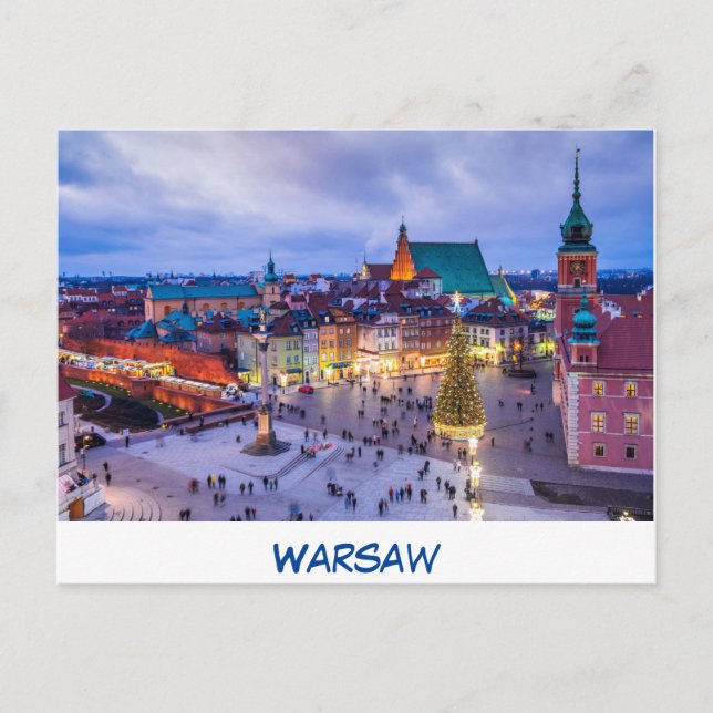 Postcard Warsaw (Front)