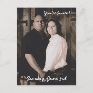 Postcard Wedding Invitation