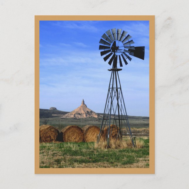 Postcard - Western Windmill (Daytime) (Front)