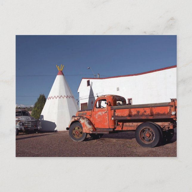 Postcard Wigwam Motel Holbrook Arizona (Front)