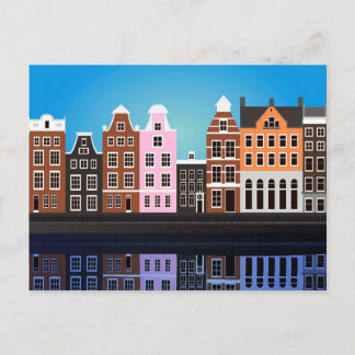 Postcard with Amsterdam