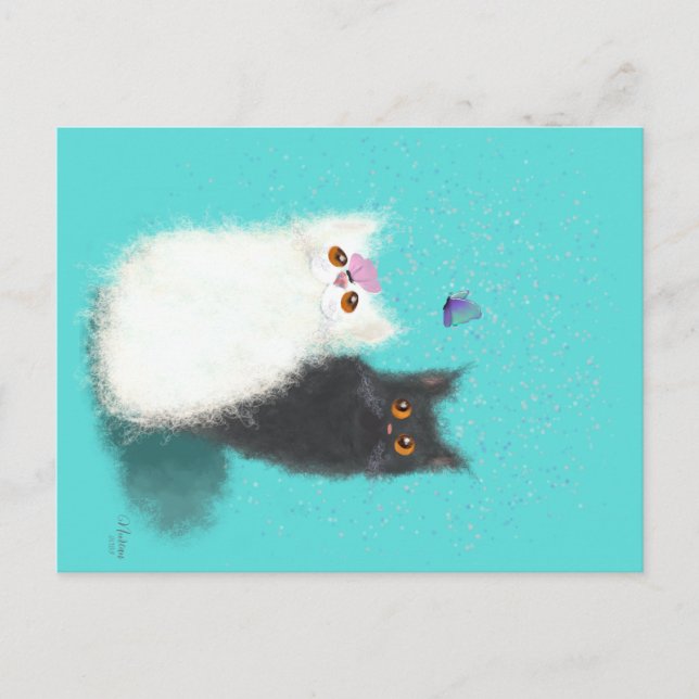 Postcard With Cats (Front)