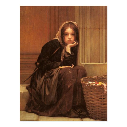 Postcard With Christen Brun Painting