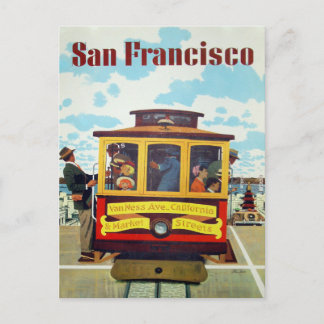 Postcard with Cool San Francisco Print