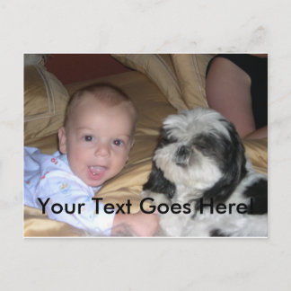 Postcard with Custom Image and Text