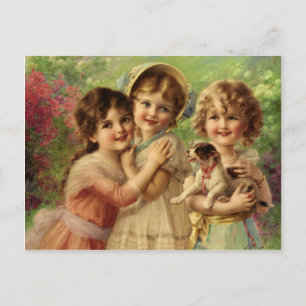 Postcard With Emile Vernon Painting